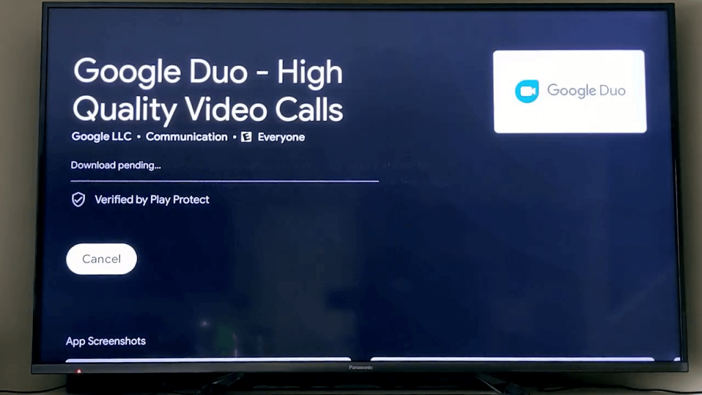 Duo on Google TV