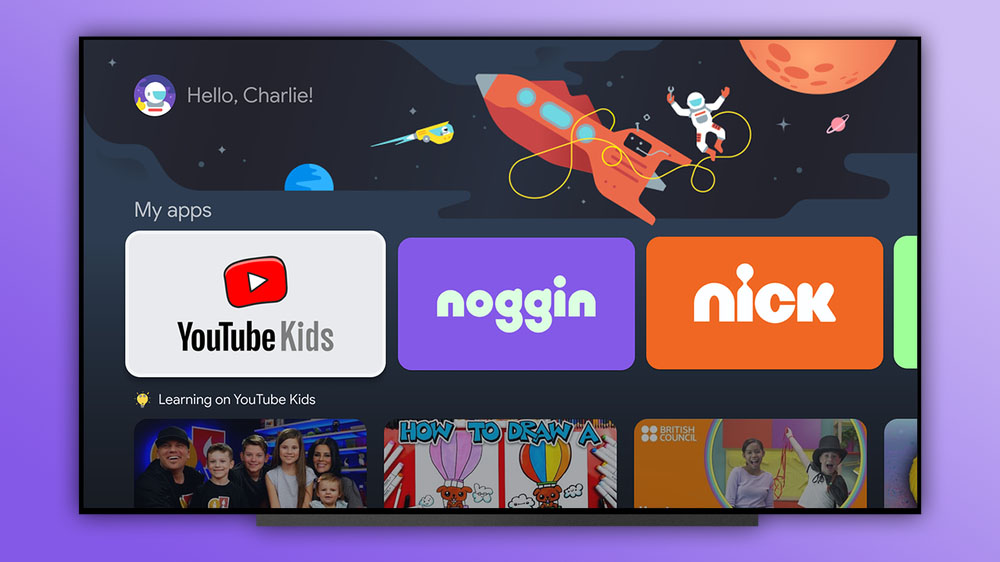 Install YouTube Kids on Google TV