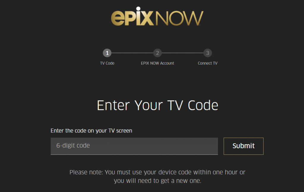 EPIX NOW on Google TV