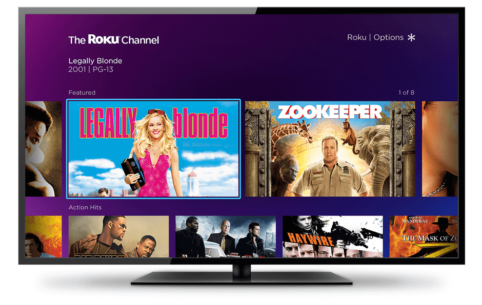 The Roku Channel on Google TV