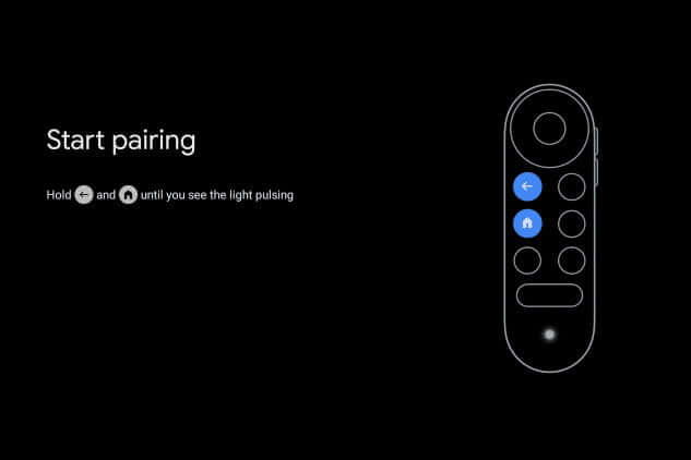 press the back and home buttons to reconnect Google TV remote. 