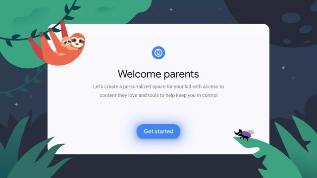 Click on get started in the welcome screen