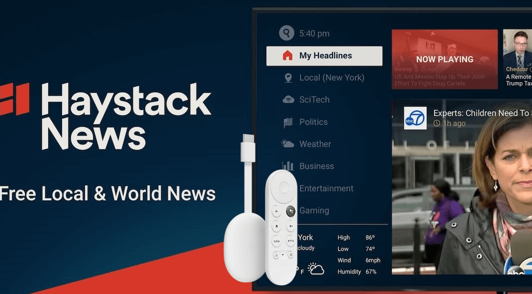 How to Add and Stream Haystack News on Google TV