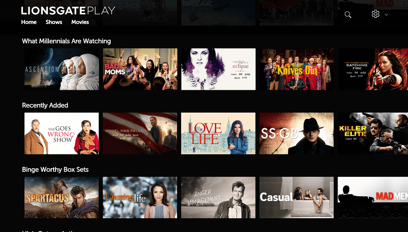 stream content from Lionsgate Play on google tv