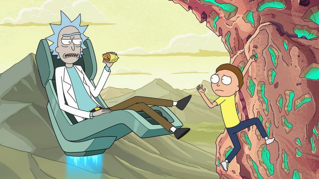 search and play the episodes of rick and morty from Netflix on google TV