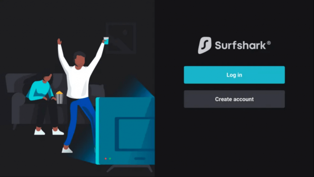 Sign in with your Surfshark VPN credentials 