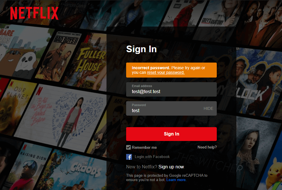 sign in with your Netflix credentials to watch you on google tv 