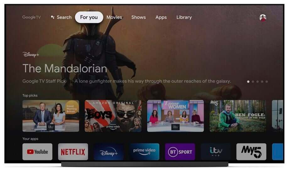 click the apps to install Deezer on Google TV