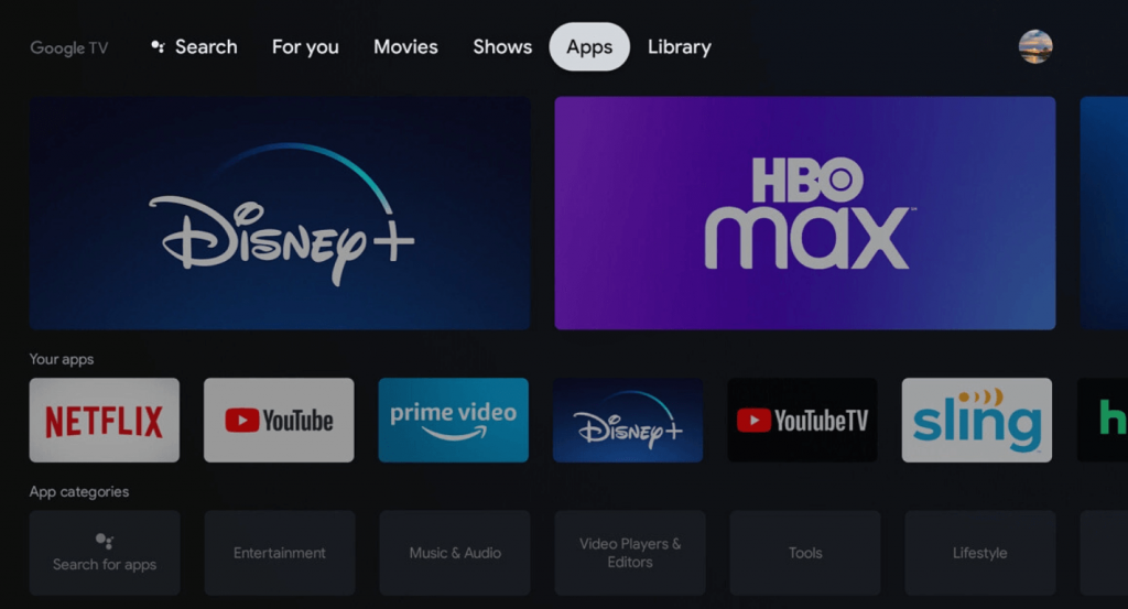 click apps to install Minion Rush on Google TV