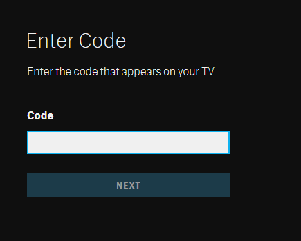 enter the activation code to activate HBO GO on Google TV