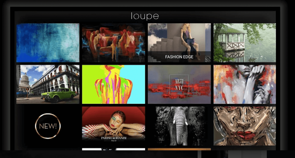 start streaming from loupe on google tv