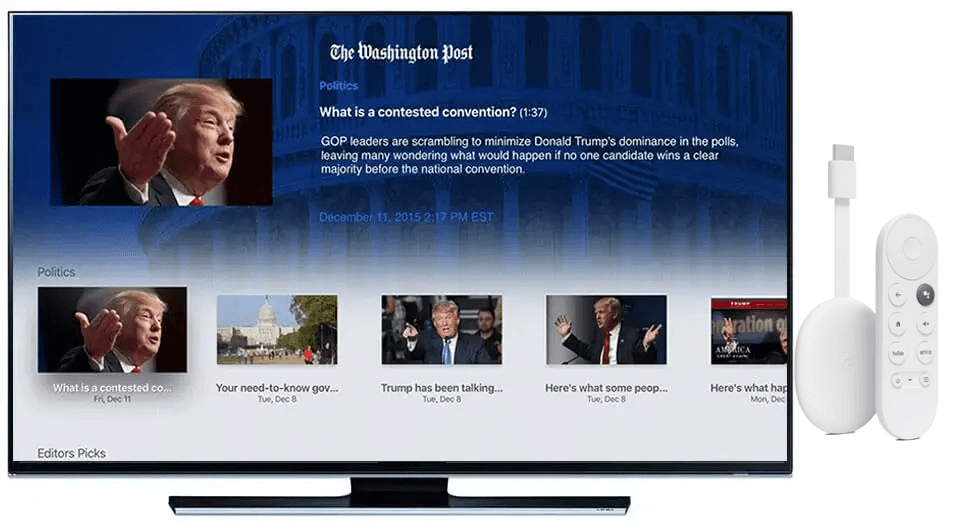 Washington Post on Google TV