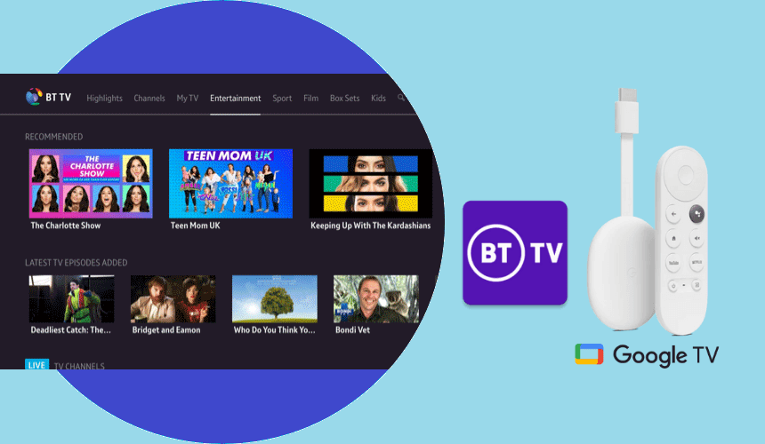 BT TV on Google TV