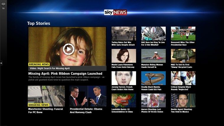 start streaming Sky News on Google TV 