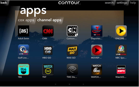 start streaming from Cox Contour on Google TV