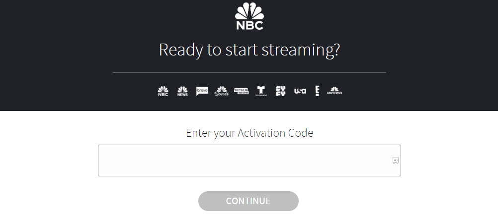 Activate the NBC app