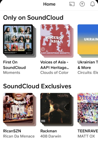 Cast SoundCloud app to Google TV