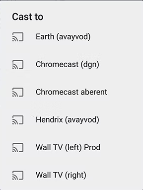 Select your TV to Chromecast Hotstar on Google TV